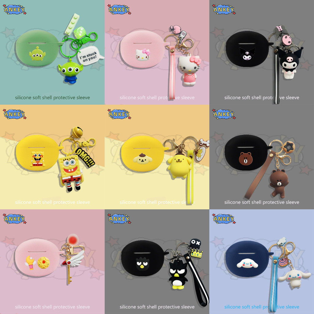 For Honor Earbuds X8 X7 Earphone Silicone Case Earbuds Pretty Girl Soft Protective Headphone Cover H