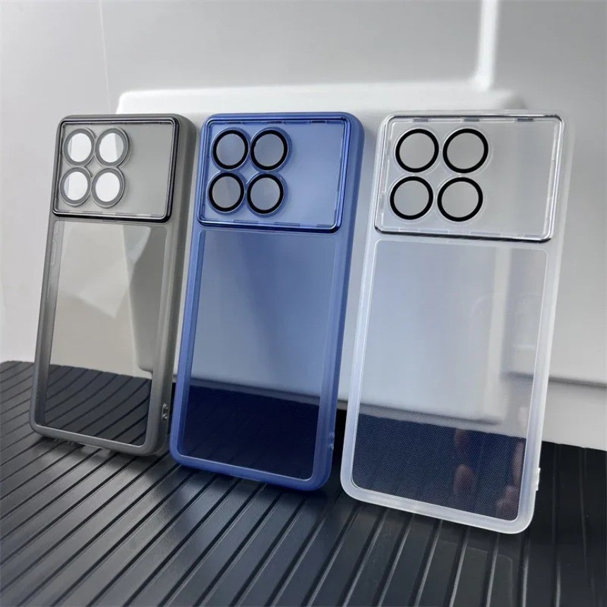 หรูหราเลนส์ฟิล์มเคสโทรศัพท์สําหรับ Xiaomi POCO X6 Pro Neo POCOX6 X6Pro X6Neo 5G กล้อง 360 เลนส์ปกป้อ