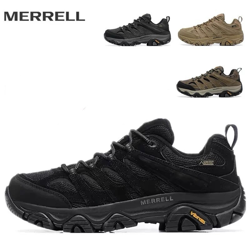 รองเท้าเดินป่ากันน้ำ Merrell GTX รองเท้าเดินทางแบบต่ำกันลื่น 9968