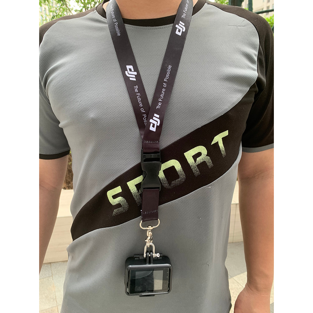 ปรับเชือกเส้นเล็กสลิงเข็มขัดสายคล้องคอสําหรับ Insta360 X5/X4/X3/ONE X2/DJI OSMO กระเป๋า 3/2/action 5 Pro/4 3/OM4 OSMO Mobile 3 2