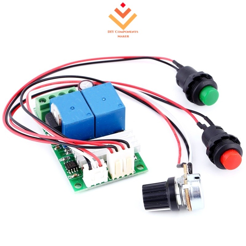 PWM DC Motor Speed Controller สวิตช์ไปข้างหน้าและย้อนกลับ 6V 12V 24V Linear Actuator โมดูลควบคุมความเร็วแบบปรับได้