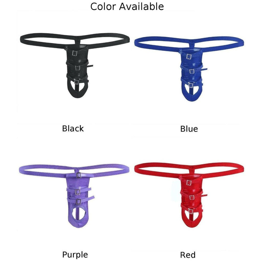 [ES]Mens อวัยวะเพศชายหลุมชุดชั้นในชาย G-string บิกินี่สั้นทองกางเกงกางเกงชุดชั้นใน - รูปที่ 5