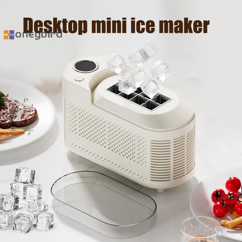 Honeybird มินิไฟฟ้า Ice Cube Maker สําหรับบาร์ Home Kitchen Office Outdoor Camping แบบพกพาเครื่องทํา