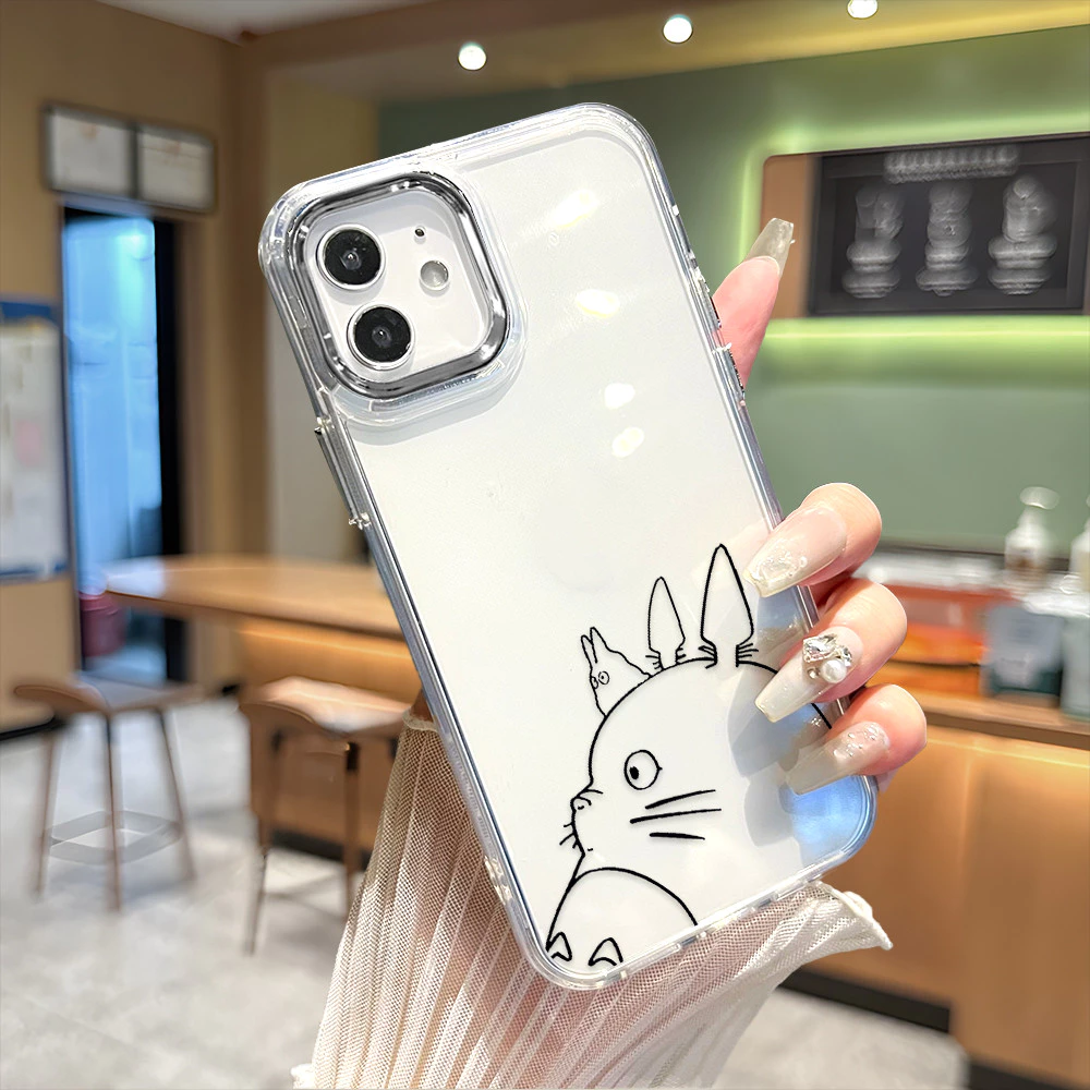 iPhone 16 15 14 13 12 11 8 7 6 X XS XR SE Plus Pro Max 2020 2022 Apple กรอบรูปโลหะ เคสไอโฟน เคสเมท JSXK สายแพร แบบใส thumbnail 7