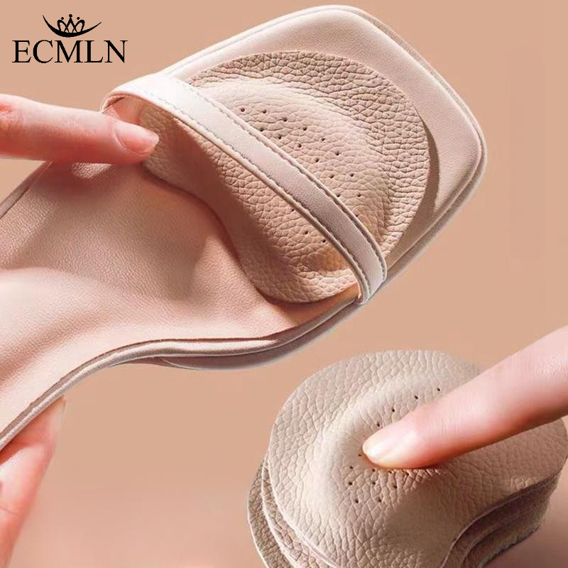 ECMLN รองเท้าแตะเบาะเท้าด้านหน้า Super Soft Self-กาวที่มองไม่เห็นลื่นสติกเกอร์รองเท้าส้นสูงไม่ได้รับยางพระเจ้าอาวุธลื่นป้องกันเหงื่อบรรเทาอาการปวด
