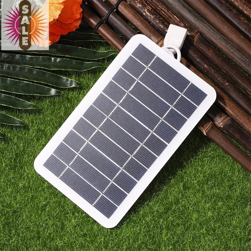 Ap 2W แผงพลังงานแสงอาทิตย์พร้อม USB กันน้ํากลางแจ้งเดินป่าและ Camping แบตเตอรี่แบบพกพาโทรศัพท์มือถือ