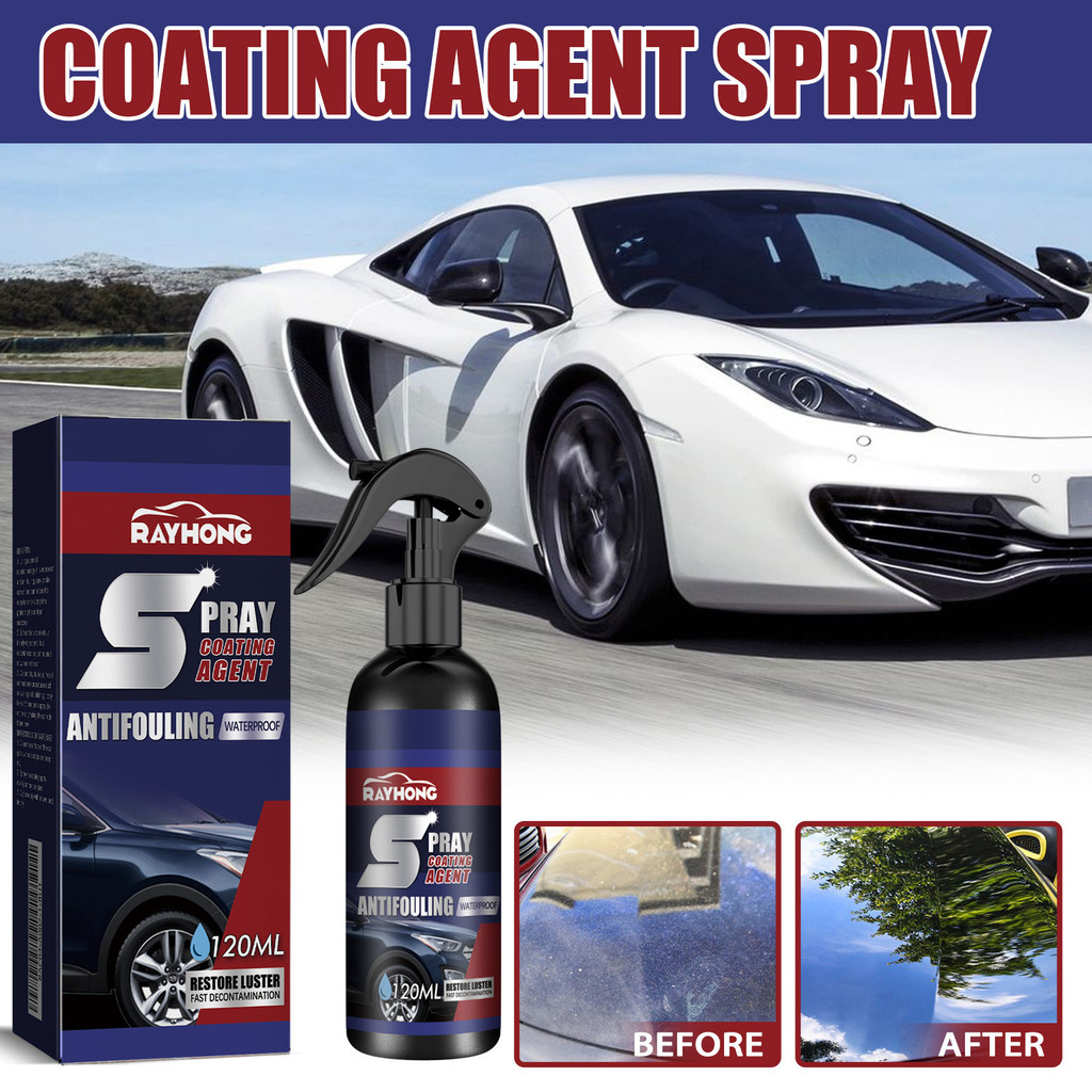 Rayhong สเปรย์เคลือบรถยนต์เคลือบรถยนต์ Nano Care สีพื้นผิว Decontamination Blackening Brightening Co
