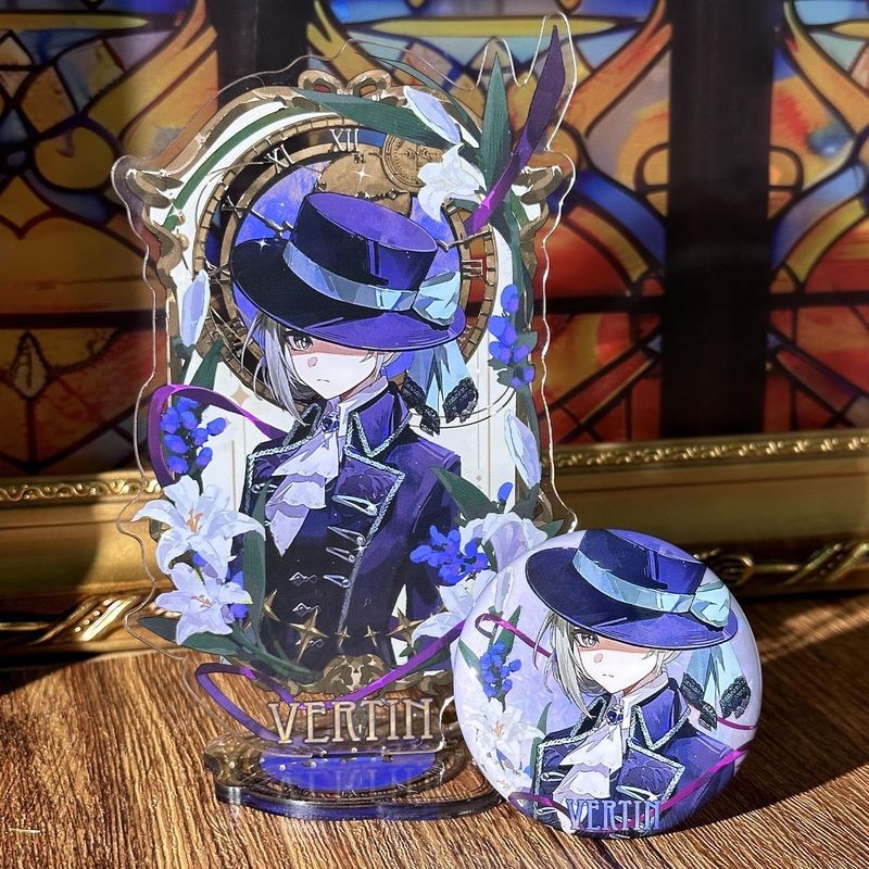 [Bota Shop] Return to the Future 1999 Wilding Card Standing Card Years Streamer Anime Game Badge เข็