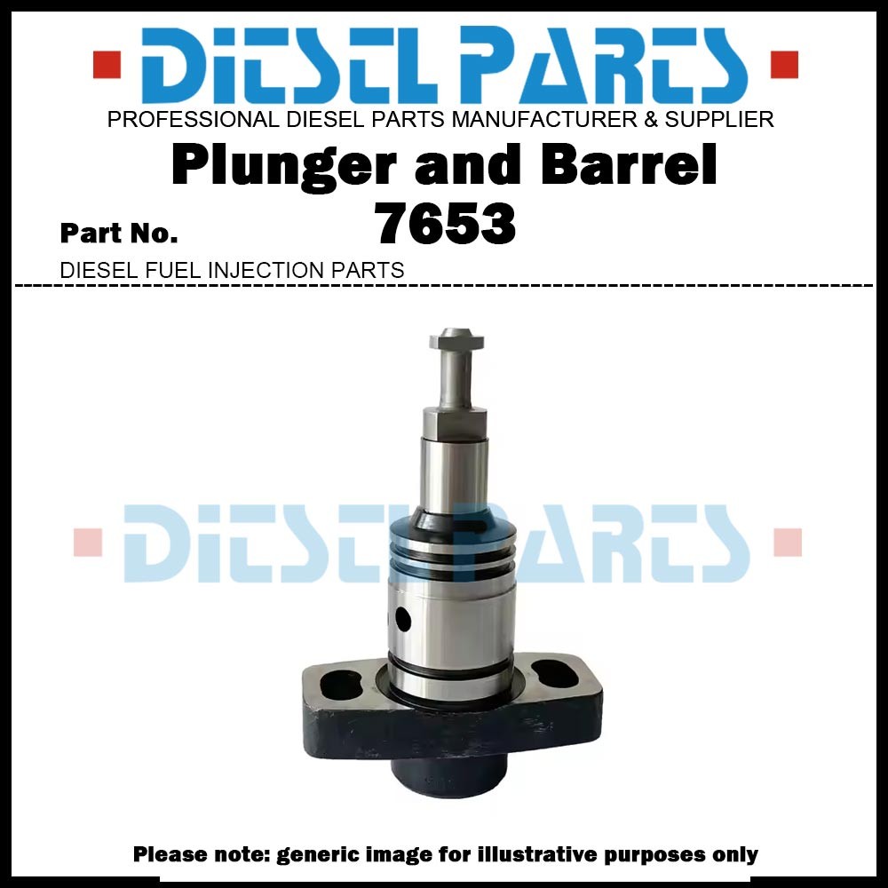 ลูกสูบองค์ประกอบปั๊มและถัง Assmbley 7653 090150-653 สําหรับ Mitsubishi 4D34T / Hyundai D4DA D4DB D4A