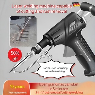 Handheld 220V 90W Laser Welder, 7-in-1 Automatic Soldering Iron Set with Adjustable Temperature, Portable Welding Kit