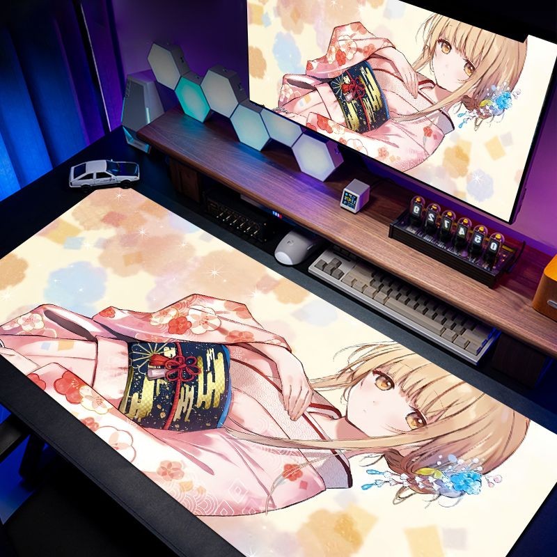 [700 * 300] ผ้านวม Next Door Angel ผู้ใหญ่เสีย Chai แผ่นรองเมาส์ Shiina Zhen วันขนาดใหญ่หญิงน่ารักโต๊ะคอมพิวเตอร์แป้นพิมพ์ Pad การปรับแต่ง
