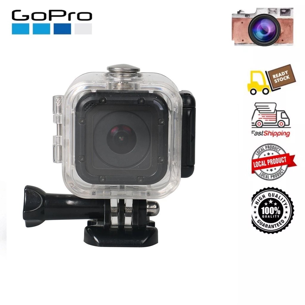 ดําน้ํากันน้ําที่อยู่อาศัยป้องกันกรณีสําหรับ GoPro Hero 4 Session 5 Session