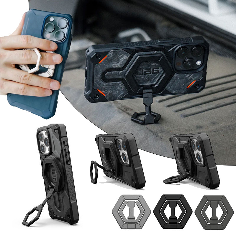 แหวนโลหะแบบถอดได้ Grip & 360 หมุนขาตั้งแบบปรับได้สําหรับ ฟังก์ชั่พับขาตั้งโลหะเหมาะสําหรับขาตั้งโทรศัพท์มือถือส่วน