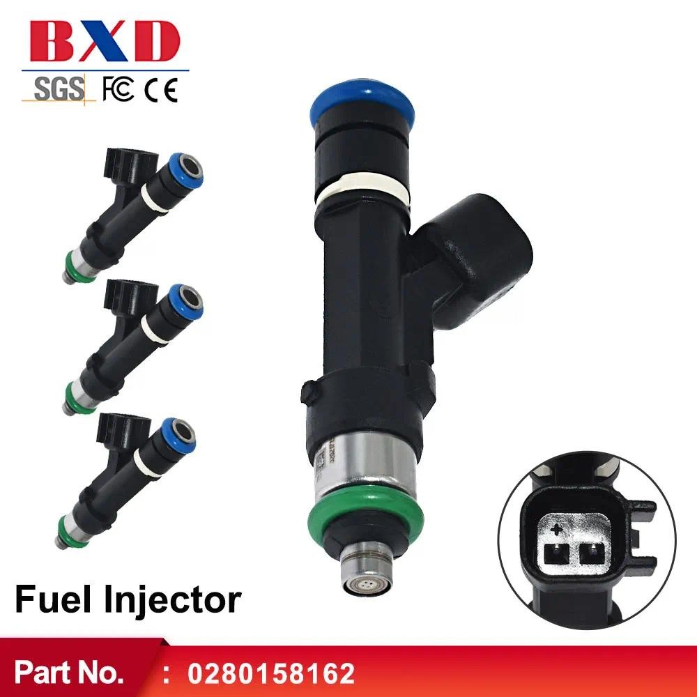 หัวฉีดน้ํามันเชื้อเพลิง 1/4 ชิ้น 0280158162 สําหรับ Ford Escape Fusion Lincoln MKZ Mazda Tribute Mer