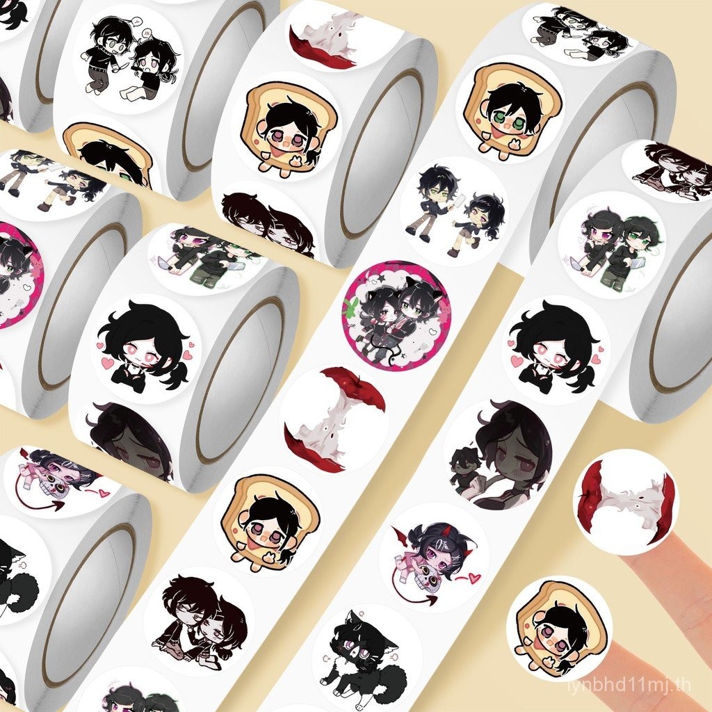 500pcsThe Coffin Of Andy Andy และ Leyley เกมบัญชีอุปกรณ์ต่อพ่วงสติกเกอร์สนุก