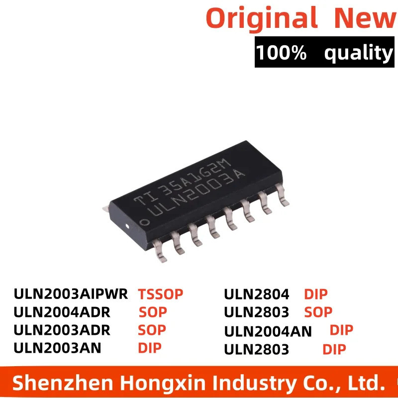 1-5PCS ULN2003AN ULN2003 ULN2003APG ULN2003ADR ULN2004ADR ULN2003AIPWR ULN2003A ULN2803 ULN2803APG D