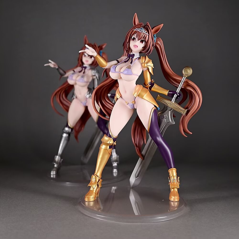 [DW] Uma Musume Golden Tokai Teio & Daiwa Scarlet Case Model Shining Pretty Girl Boxed Figure