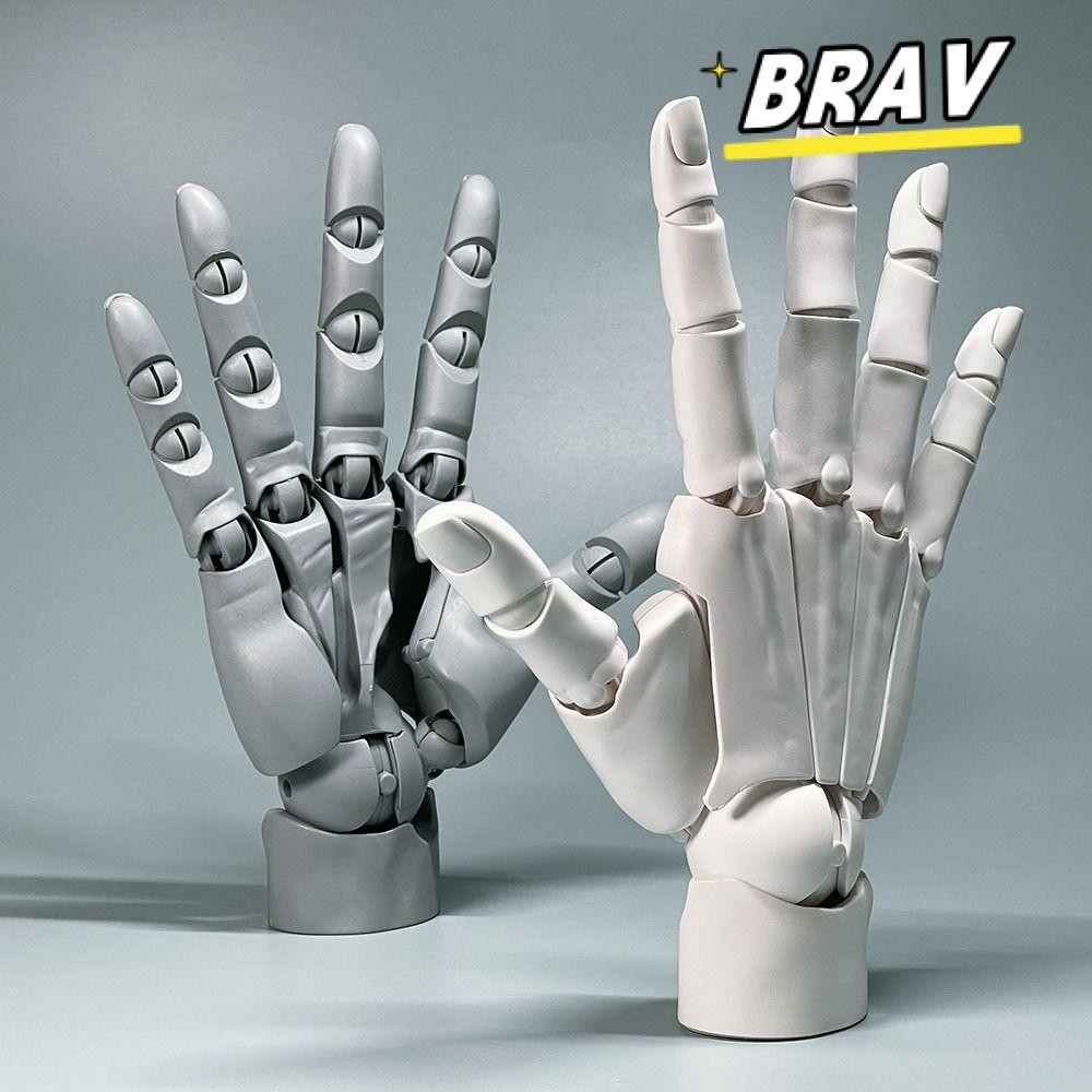 BRAV Artist Mannequin Hand Shape, PVC 1:1 Hand Model, Fexible With Posable Mannequin Figure