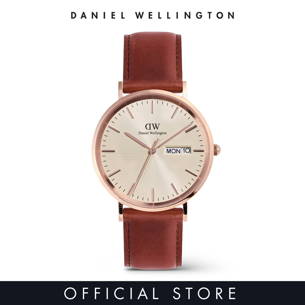 (พรีออเดอร์) Daniel Wellington Classic Day Display 40mm St Mawes Rose Gold Champagne นาฬิกา ผู้ชาย สีโรสโกลด์