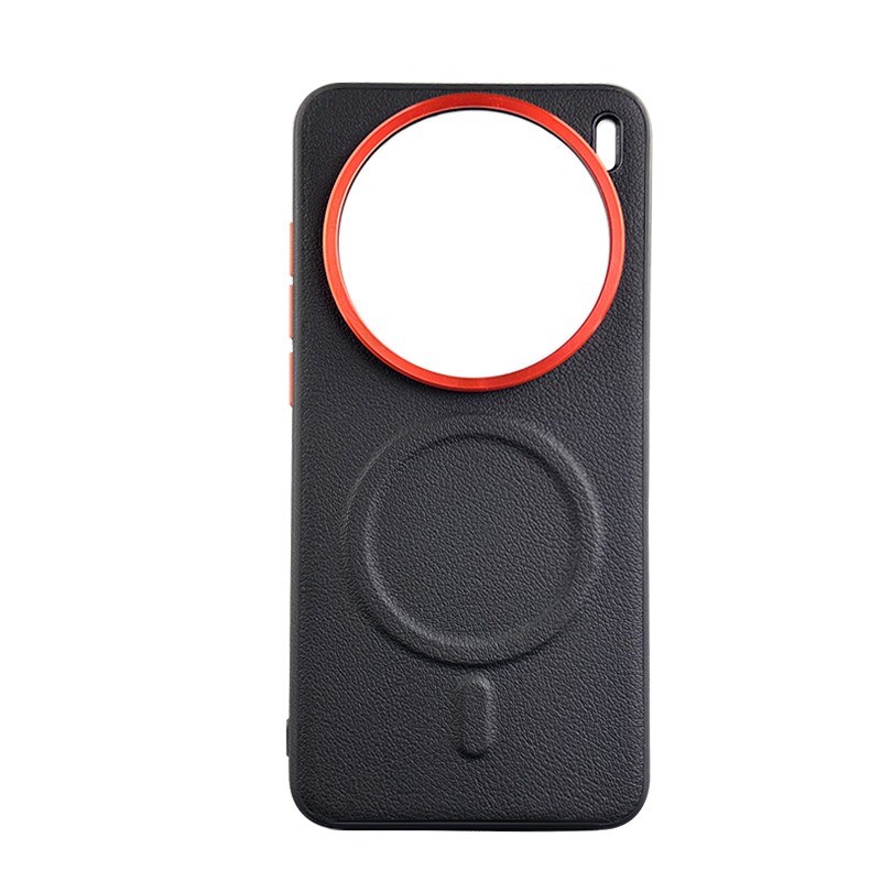 โลหะขนาดใหญ่รูซองหนังแม่เหล็กสําหรับVivo X300 X200 Pro Mini X100s X100 X200sปุ่มอิสระพิเศษโทรศัพท์มือถือปกแข็ง