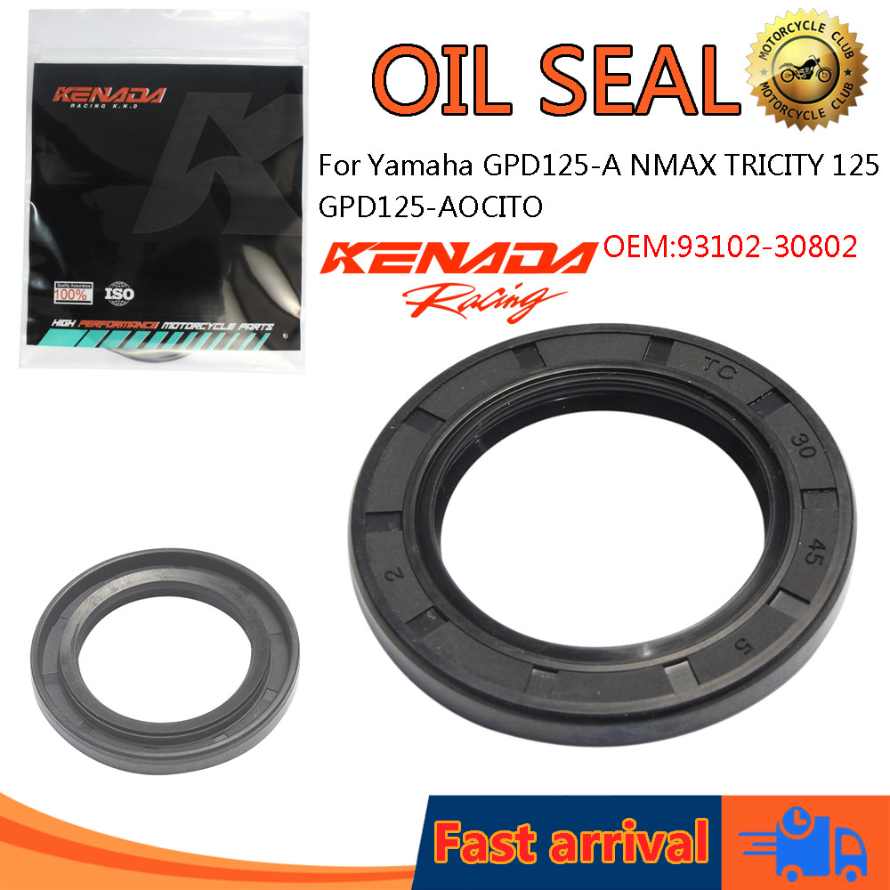 KENADA RACINGซีลข้อเหวี่ยง ข้างซ้าย YAMAHA N-MAX 93102-30802แท้ศูนย์ YAMAHA