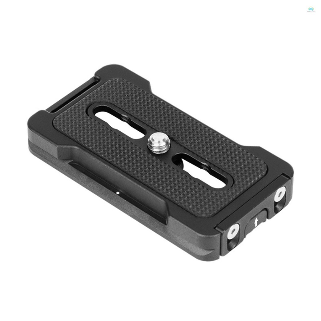 Yb2 Quick Release Plate Andoer PU-70L Quick Release Plate 70mm QR Plate 1/4 นิ้วสกรูยึดใช้งานร่วมกับ