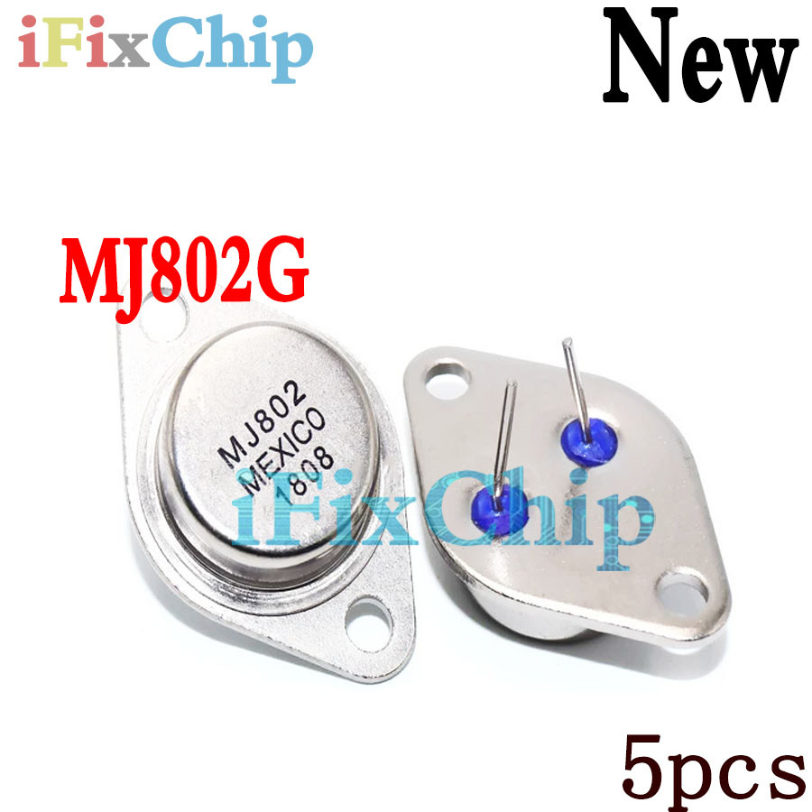 5PCS MJ802 TO-3 MJ802G 30A 100V 200W เท้าหยาบสูง NPN gossan gold seal triode ใหม่