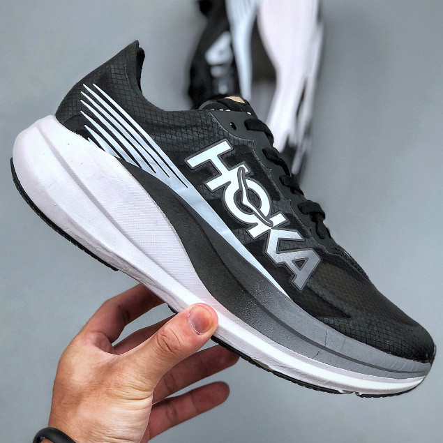 Hoka ROCKET X2ผู้ชายและผู้หญิงรองเท้ากีฬา Hoka ROCKET รองเท้าวิ่ง ivhc