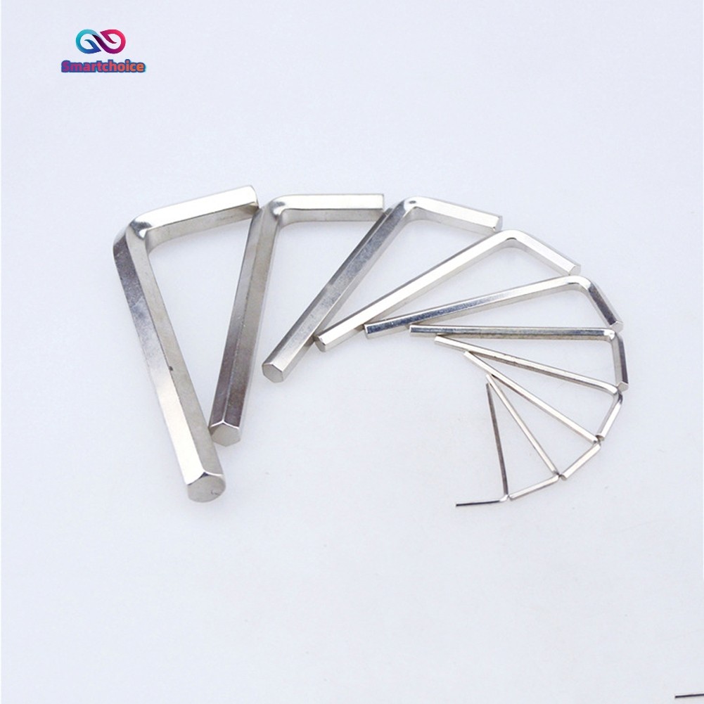 สมาร์ทช้อยส์ 1 ชิ้น L-type Hex ประแจหกเหลี่ยมประแจประแจกุญแจ 1.5-12 มม.Ready Stock