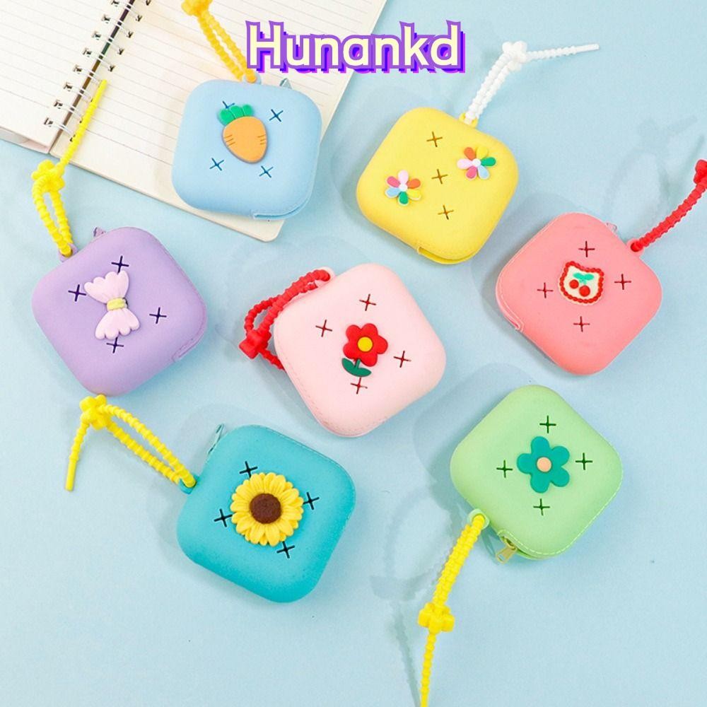 Hunan กระเป๋าใส่เหรียญขนาดเล็ก,ซิลิโคน,ซิป,กระเป๋าสตางค์ใส่เหรียญหลุม DIY,เด็ก