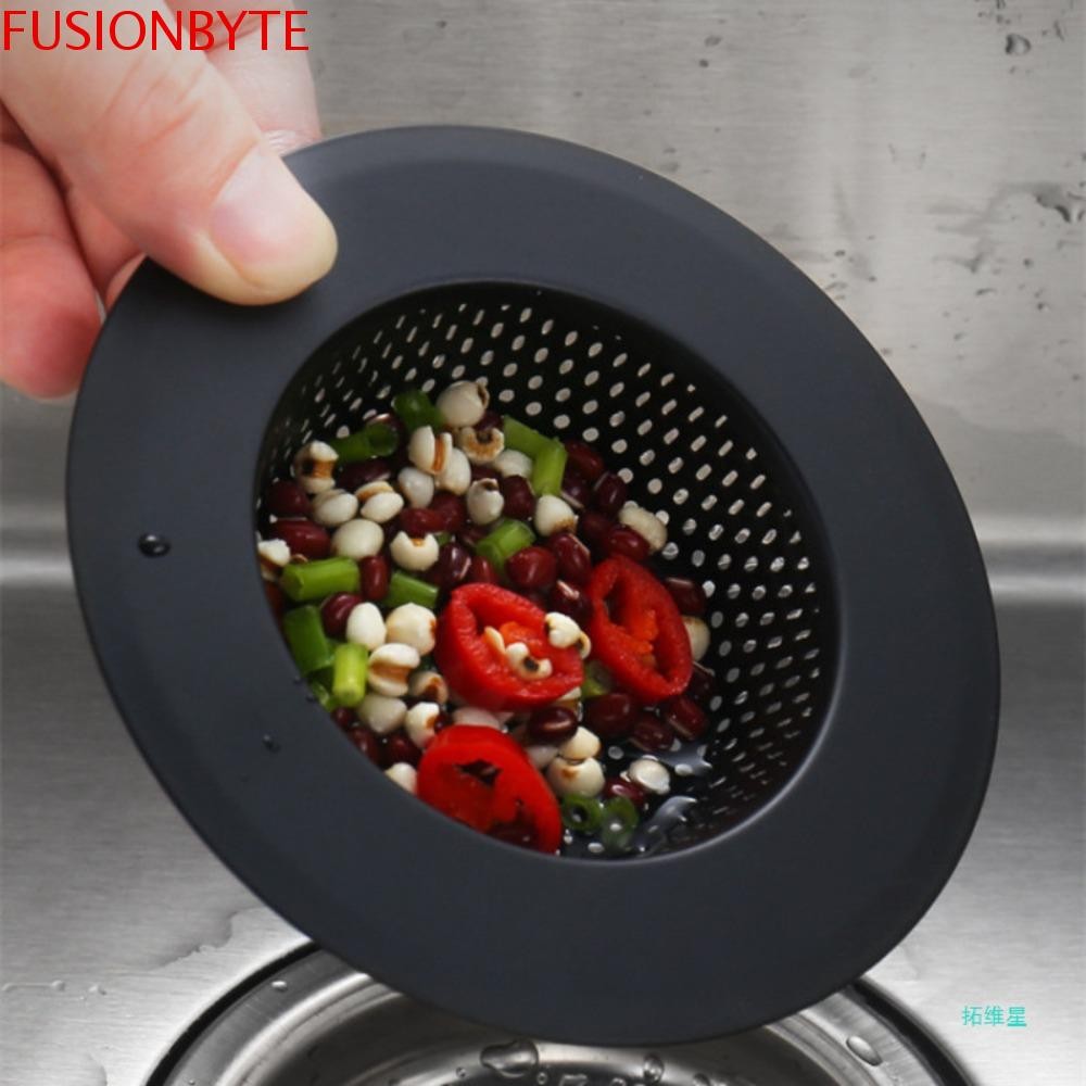 Fusionbyte สีดําอ่างล้างจานกรอง,สแตนเลส Generic อ่างล้างจานท่อระบายน้ํากรอง, Stopper ตาข่าย 55/7/9/11.5 ซม.ป้องกันการอุดตันท่อระบายน้ํารูกรองอ่าง