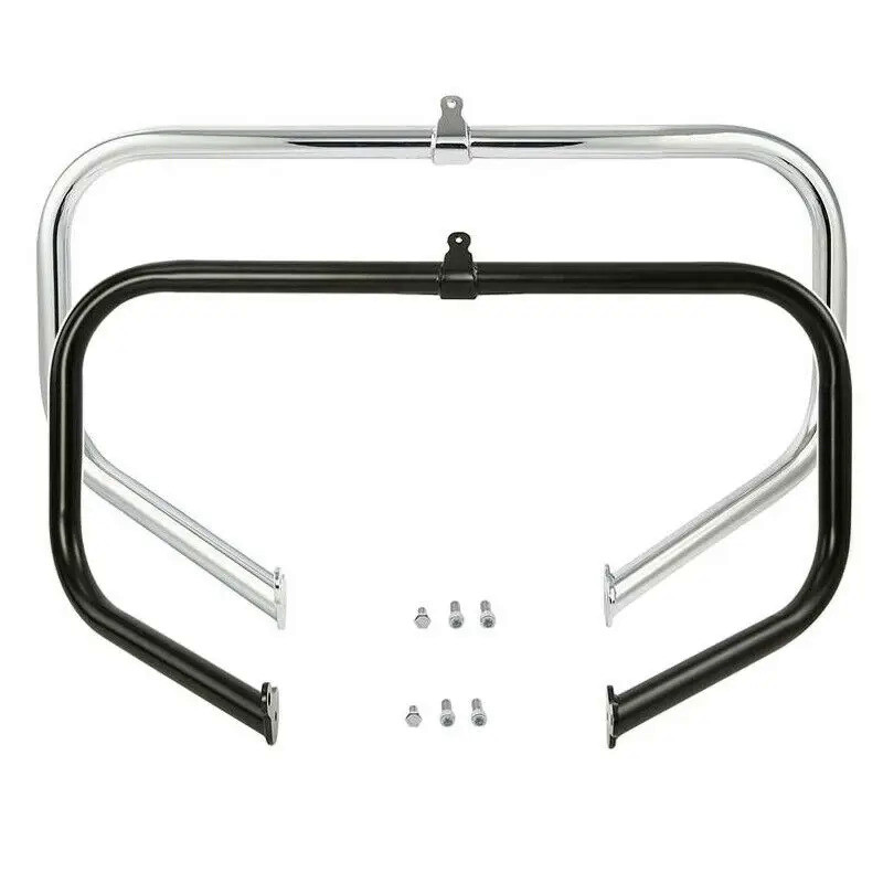 TT มอเตอร์ไซด์1 1/4 "ทางหลวงป้องกันเครื่องยนต์บาร์ชนสำหรับ Harley Touring Road King Road Glide Road 