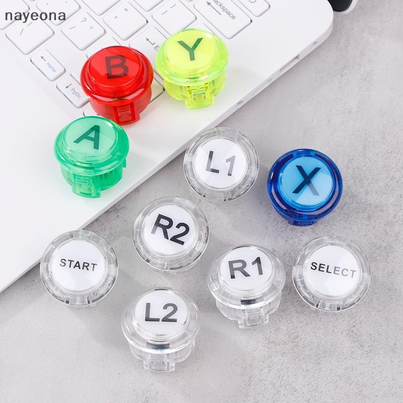 [NAY] ปุ่มกดใส ABCXY L1 L2 R1 R2 เลือกสวิตช์คอนโทรลเลอร์เกมสตาร์ท Neo Geo Arcade คอนโซล Joy Diy เครื