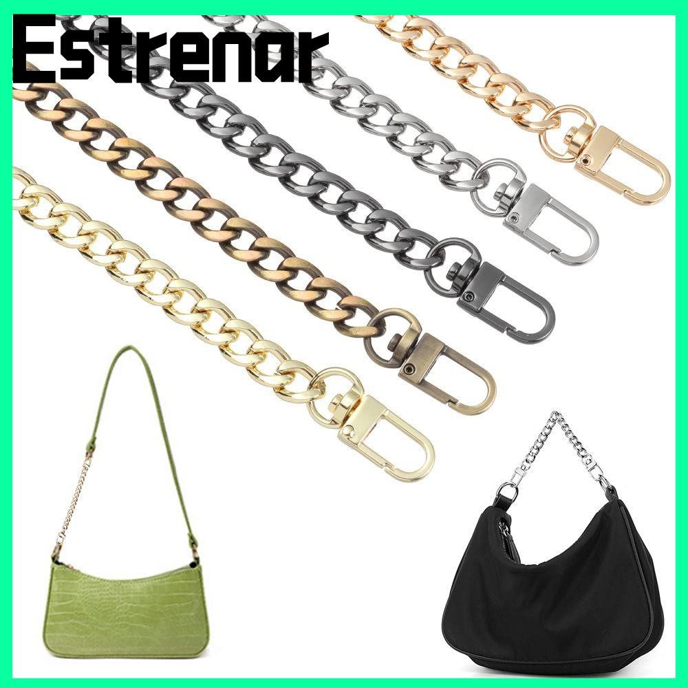 Estrenar โลหะแบนโซ่ผู้หญิงอะไหล่และอุปกรณ์เสริม DIY Extender พร้อมหัวเข็มขัดโลหะ