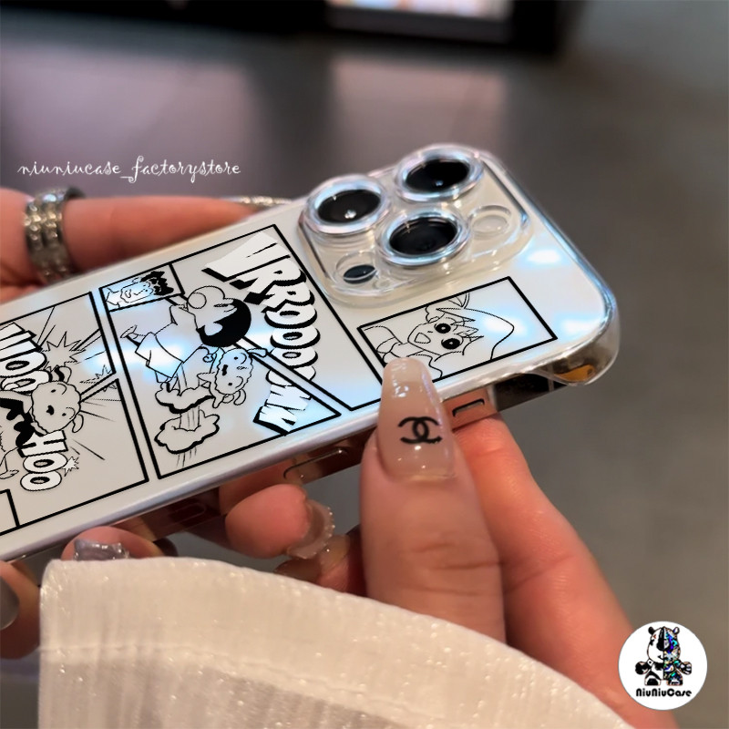 บางใสไร้ขอบสำหรับเคสไอโฟน11 Fashion Pattern กรณีโทรศัพท์ IPhone 11 12 13 14 15 16 Pro Max Plus Hard PCกรณีป้องกันการตก ราคา ถูกที่สุด ดีลบีเคเค แกลเลอรีภาพที่ 9