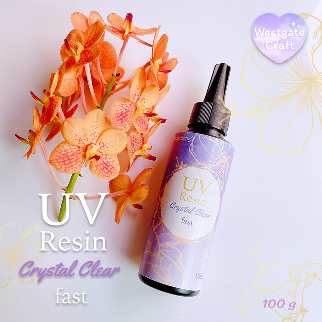 UV Resin Crystal Clear Fast 100g ใสมาก แห้งเร็ว