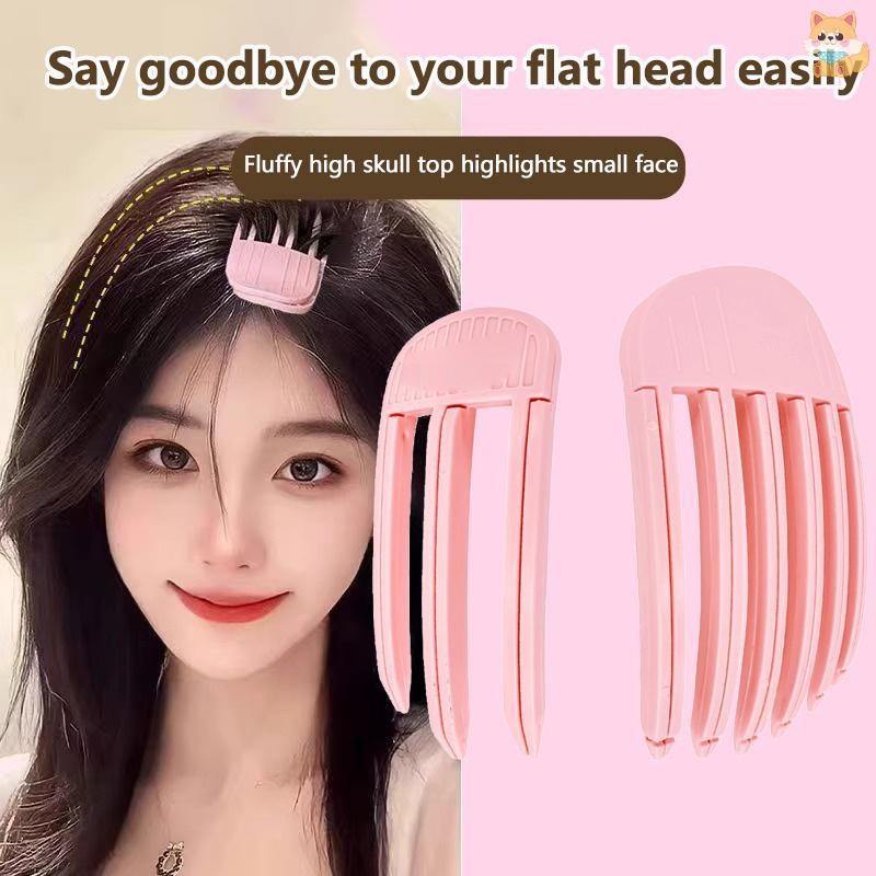 [VI] 3/6 ฟันรากผมปุยสูง Skull Artifact Hairpin ธรรมชาติปุย Traceless ผมเครื่องมือจัดแต่งทรงผมความงามสําหรับขี้เกียจ TH