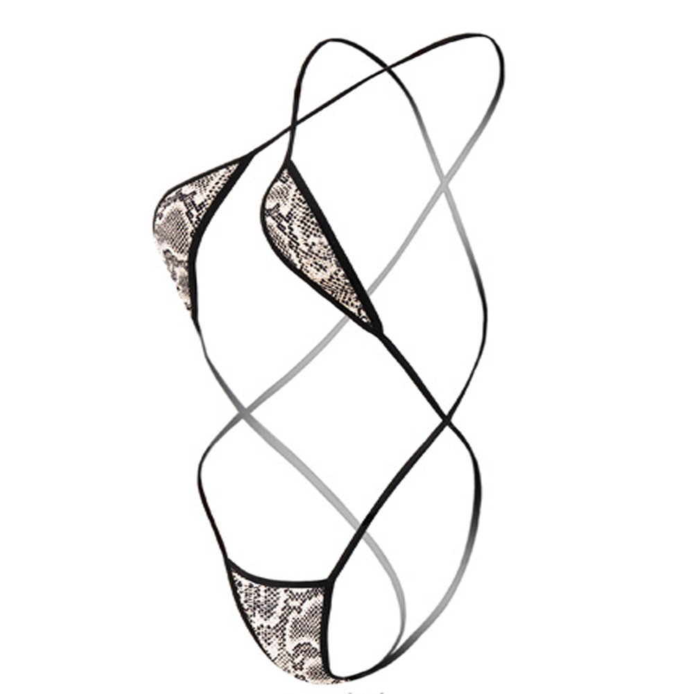 [CH] ชุดชั้นในเซ็กซี่ของผู้หญิงทองบิกินี่ชุดชั้นในชุดชั้นใน Tiny G String ชุดว่ายน้ําชุดนอน - รูปที่ 6