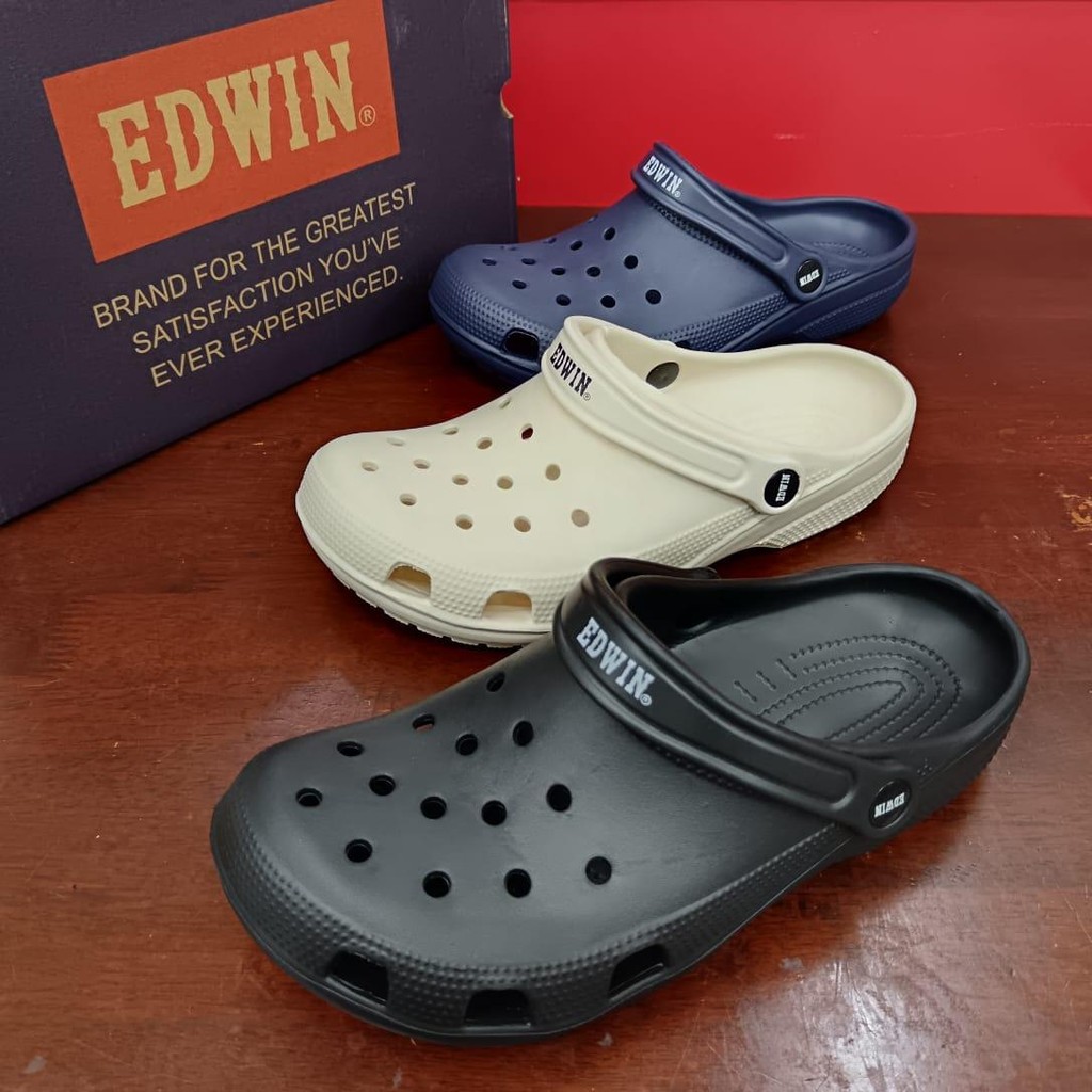 รองเท้าแตะ Edwin / ผู้ชาย / รองเท้าแตะผู้ชาย / รองเท้าแตะ Clog Selipar Lelaki Edwin E1002