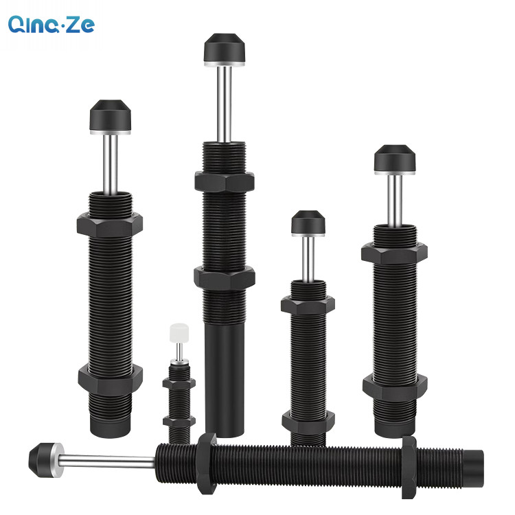 Aca บัฟเฟอร์ความดันน้ํามันไฮดรอลิก AC Damper กระบอกลมนิวเมติกการดูดซับแรงกระแทก AC-ความดัน undjustable - รูปที่ 2