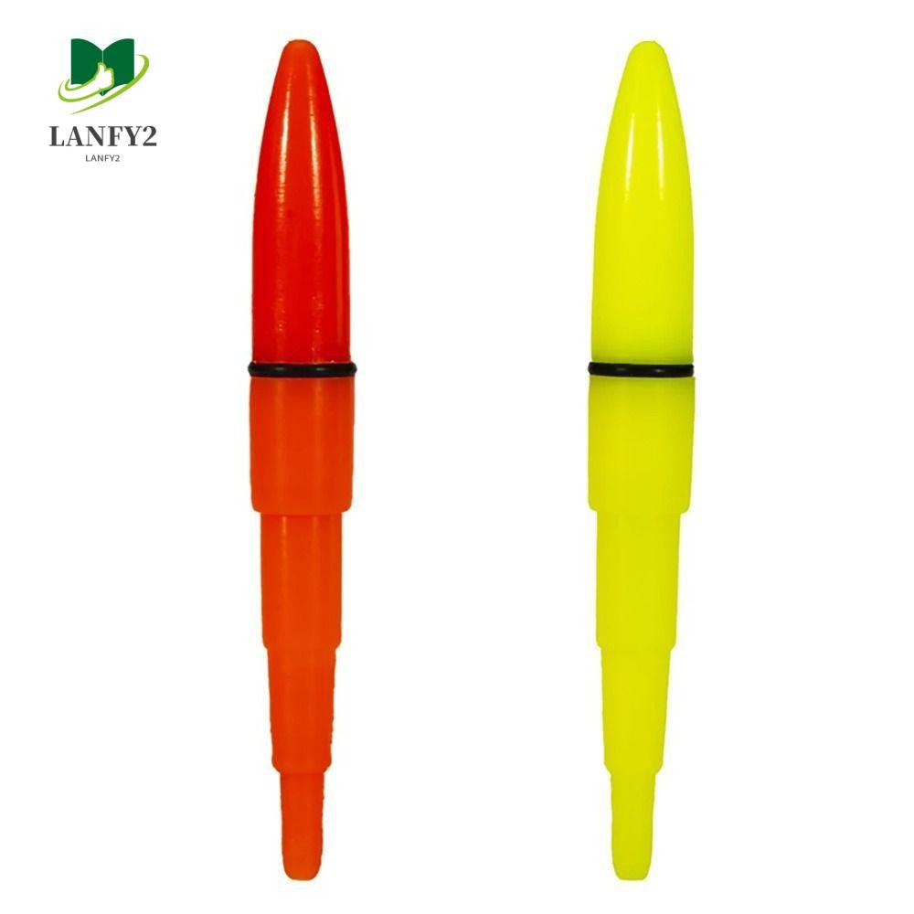 แท่งไฟ ALANFY ลอยไฟฟ้า, สัญญาณเตือนกัดปลา LED 61 มม., ไฟท้ายลอยสีแดงเรืองแสงโคมไฟตกปลาสีเขียวแท่งเรืองแสงน้ําลึก