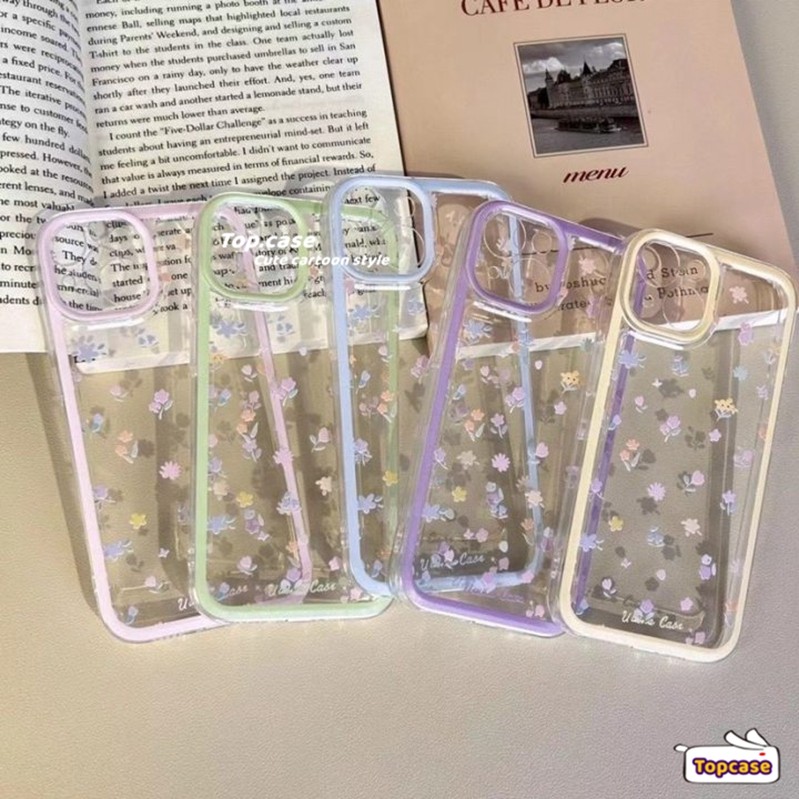 สําหรับoppo A60 A79 A38 A18 A58 A78 A17 A17K A57 A77 A76 A96 A95 A93 A74 A54 A16 A15 A53 A33 A32 A9 A5 A5 A3sดอกไม้ขนาดเล็กเคสโทรศัพท์นุ่ม