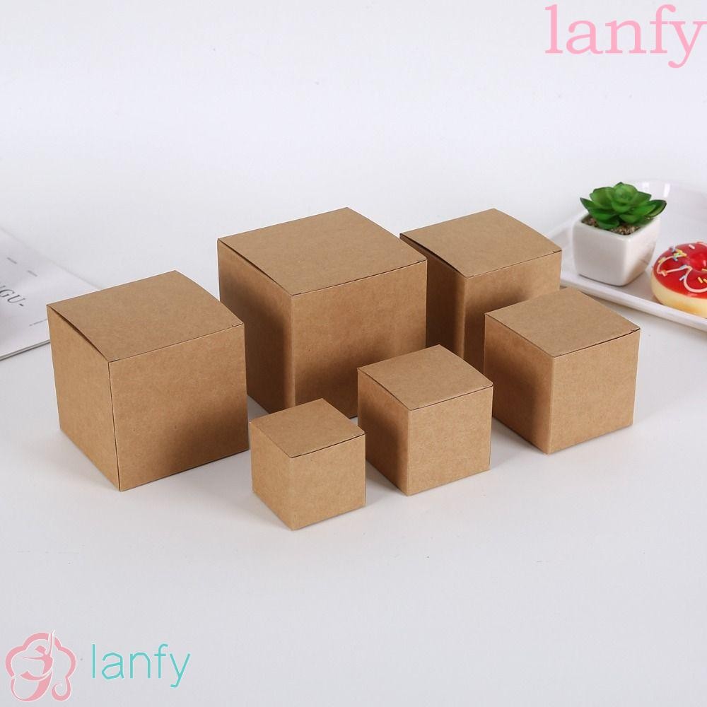 Lanfy กล่องของขวัญ Black Lightight คุกกี้เจ้าสาววันเกิด Party Decor กล่องบรรจุภัณฑ์