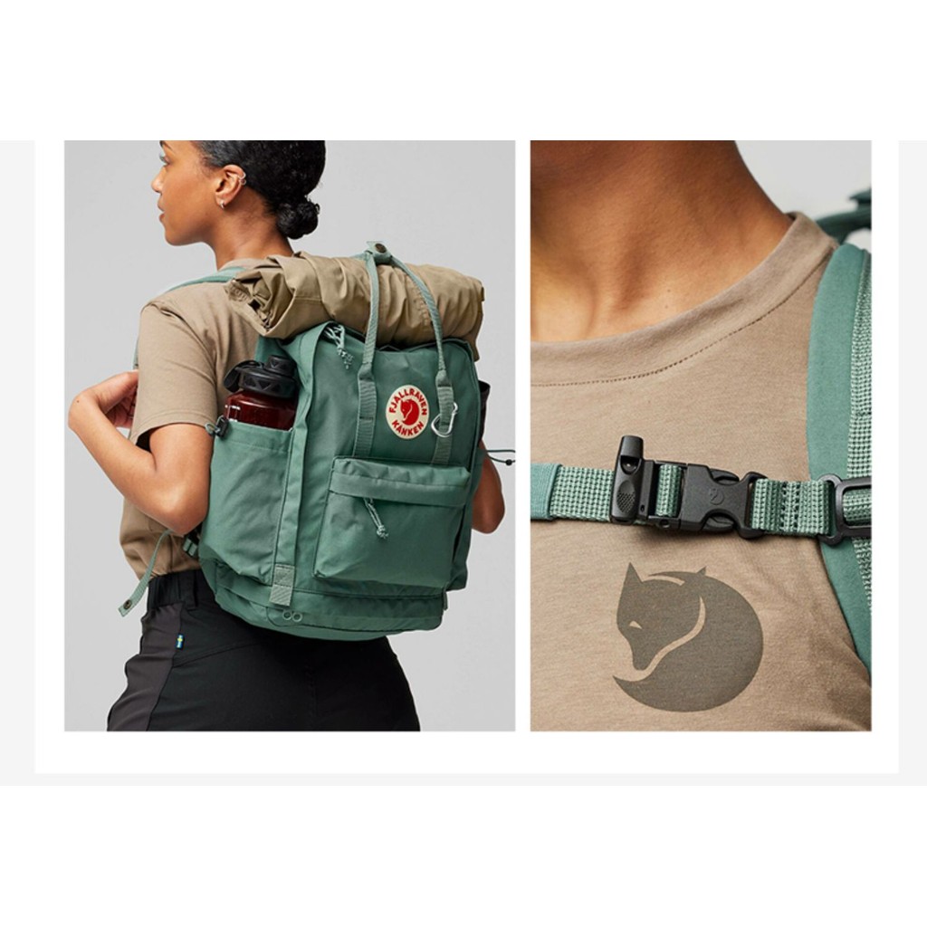 กระเป๋าเป้สะพายหลัง Fjallraven Kanken Outlong ขนาดใหญ่ มัลติฟังก์ชัน สำหรับทั้งผู้ชายและผู้หญิง ใช้ก