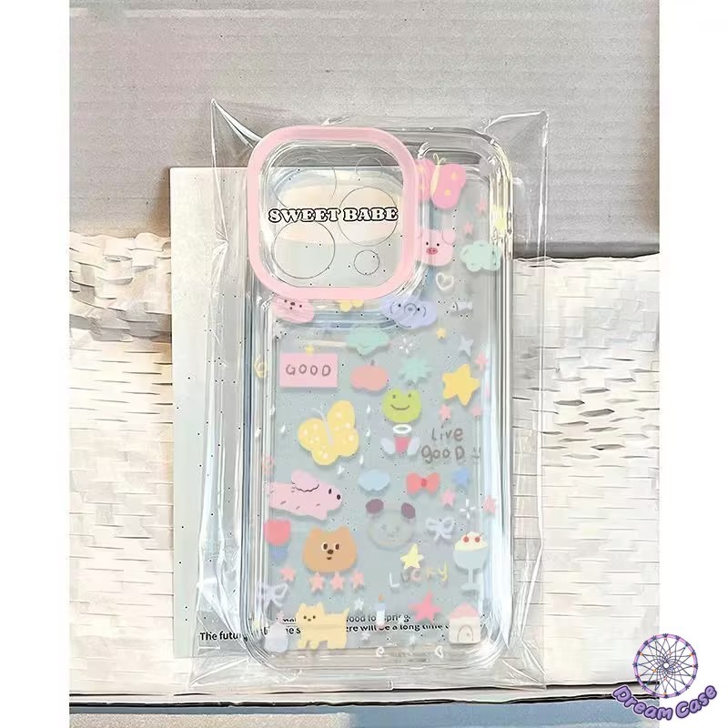 ดอกไม้โรแมนติกผีเสื้อย้อนยุคสัตว์นุ่ม เคส iPhone 7Plus 15 16 11 13 14 12 Pro Max 15 6 8 14 6s 16 Plus XR X XS Max SE - รูปที่ 4