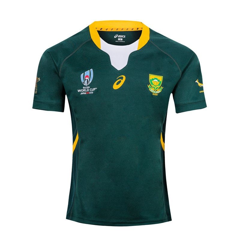 2019 South African British Rugby Jersey 19 World Cup Home S-3XLt เสื้อ