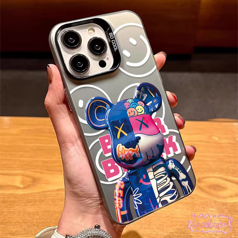 หน้าการ์ตูนกราฟฟิตีสีน่ารักยิ้ม เคสVIVO Y12 Y15s Y17s Y27 Y16 Y17 Y12s Y15 Y02 Y21 Y27s Y22 Y91 Y11 Y20 Y35 Y36 Y21s Y31