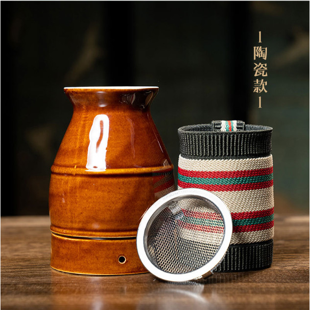 Facial Gua Sha Moxibustion Jar เซรามิค Double-Layer ฉนวนกันความร้อน กล่อง Moxibustion แบบพกพา