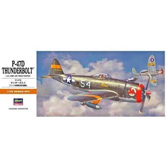 HASEAWA 00138 P-47D Thunderbolt 1/72