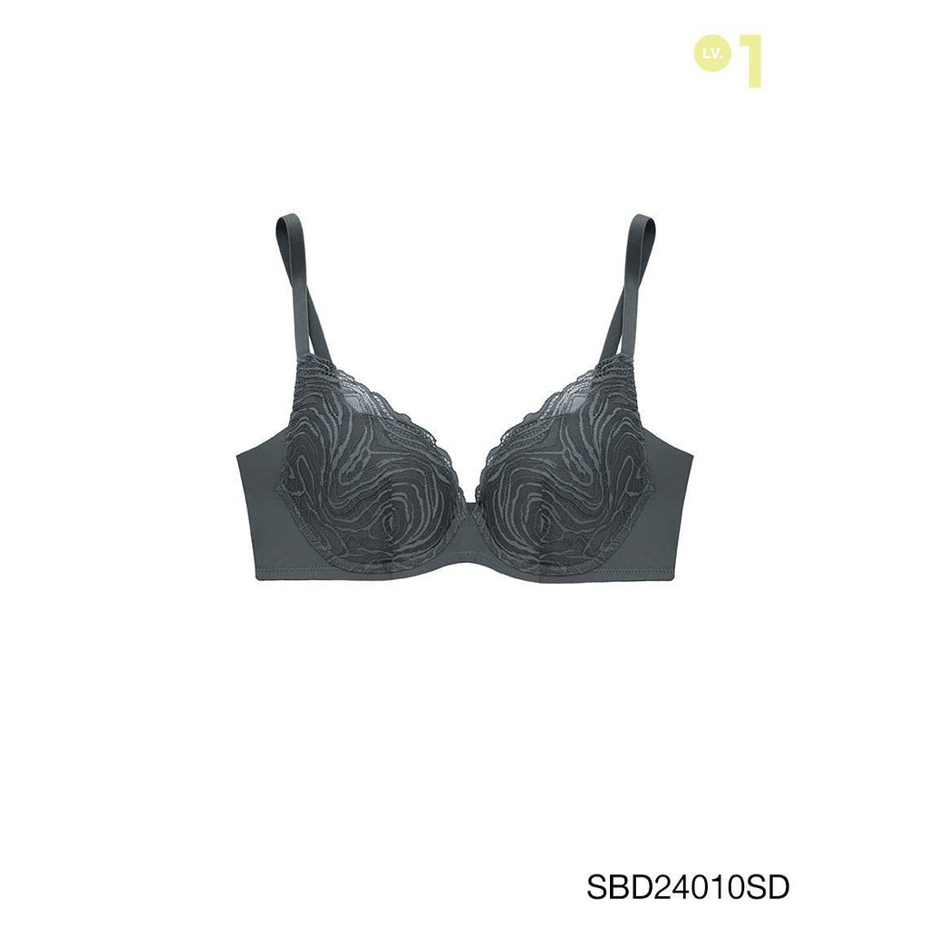 Sabina Perfect Bra Level 1 เสื้อชั้นใน  มีโครง รหัส SBD24010SD – สีเทาเข้ม